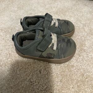 Carter's Green Camouflage Kids Sneakers